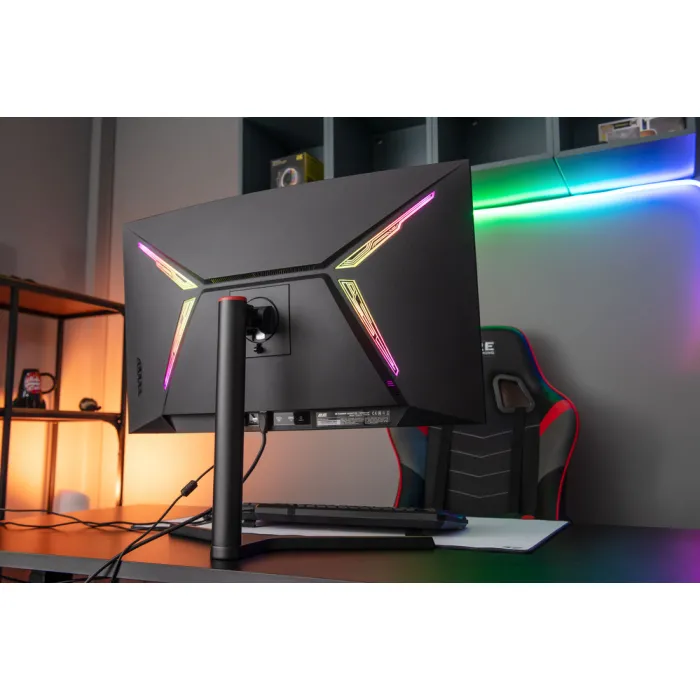 Монітор 2E GAMING 31.5" G3223B 2xHDMI, DP, MM, VA, 2560x1440, 165Hz, 1ms, CURVED, FreeSync, HAS 2E-G3223B-01.UA