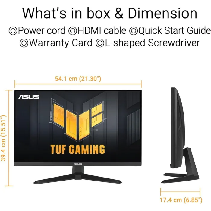 Монітор 23.8" Asus TUF Gaming VG249QE5A (90LM0BH0-B01171)