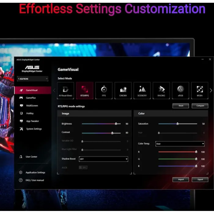 Монітор 27" ASUS ROG Strix XG279CNS (90LM0AW0-B01371)