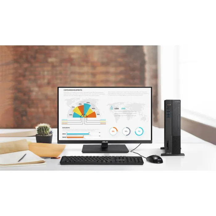 Монітор Asus 23.8" VA24EQSB (90LM056F-B04170) IPS Black