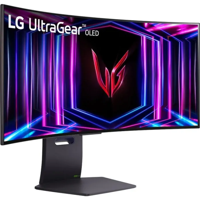 Монітор LG 34" 34GS95QE-B 2xHDMI, DP, USB, Audio, OLED, 3440x1440, 240Hz, 0.03ms, DCI-P3 98.5%, G-SYNC, FreeSync, AdaptiveSync, HAS, DisplayHDR True Black 400