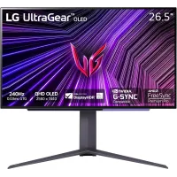 Монітор LG 27" 27GS95QE-B 2xHDMI, DP, USB, Audio, OLED, 2560x1440, 240Hz, 0.03ms, DCI-P3 98.5%, G-SYNC, FreeSync, AdaptiveSync, Pivot, DisplayHDR TRUE BLACK 400
