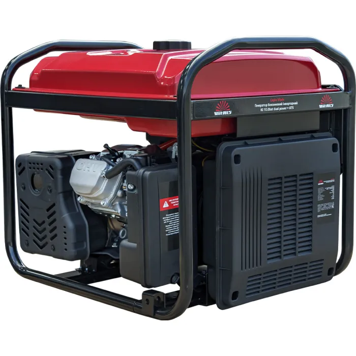 Генератор бензиновий інверторний Vitals IG 10.0bat dual power + ATS