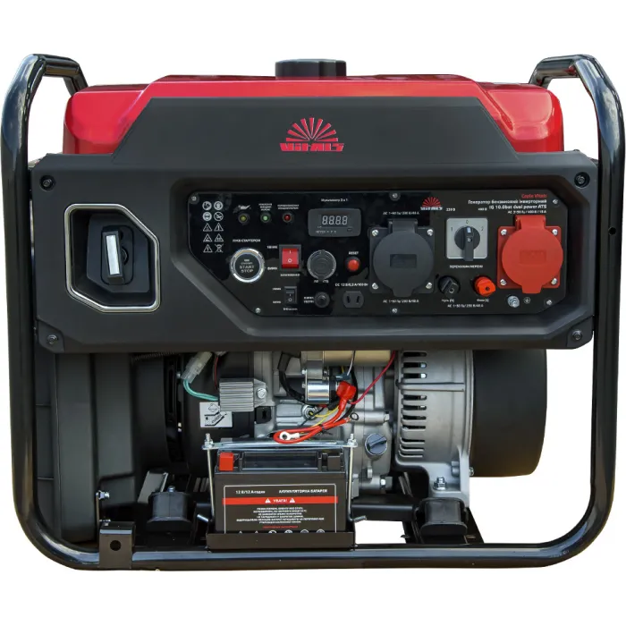 Генератор бензиновий інверторний Vitals IG 10.0bat dual power + ATS