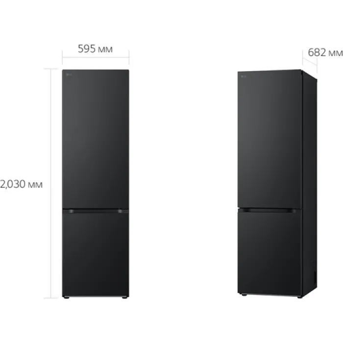 Двокамерний холодильник LG GW-B509FT7W