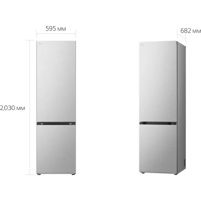 Двокамерний холодильник LG GW-B509FA7W