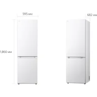 Двокамерний холодильник LG GW-B459FVLW