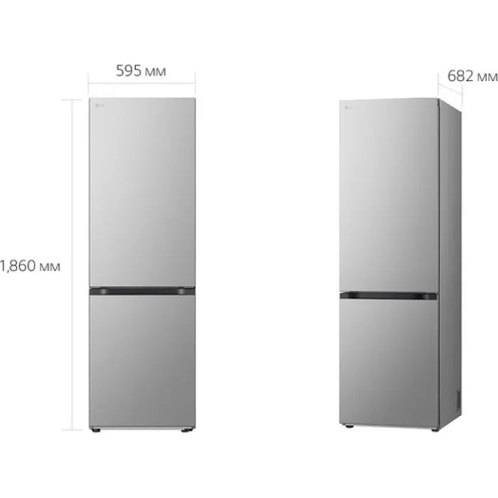 Двокамерний холодильник LG GW-B459FNLW
