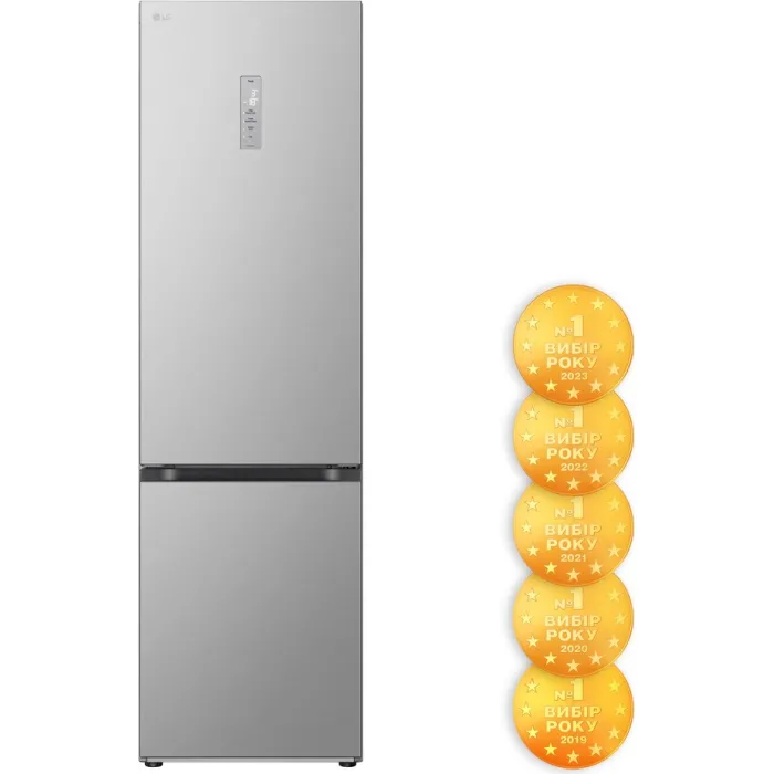 Двокамерний холодильник LG GC-B509FNMW