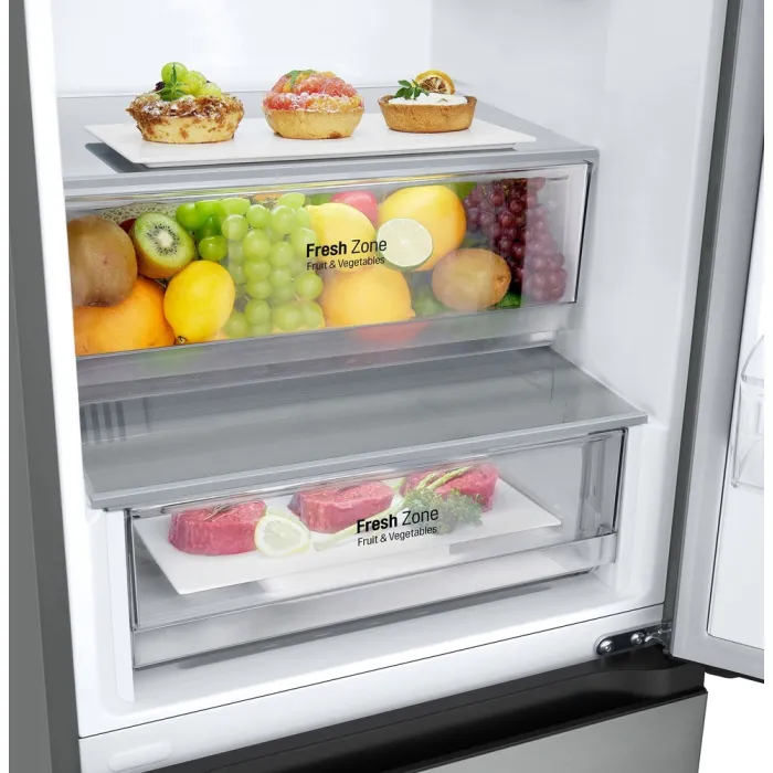Двокамерний холодильник LG GC-B509FNMW