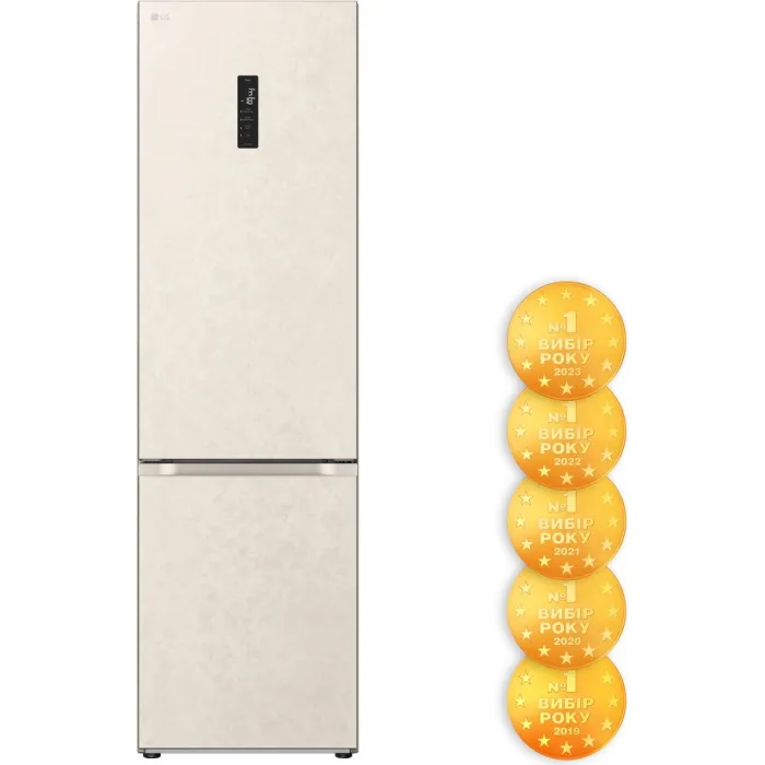 Двокамерний холодильник LG GC-B509FEMW
