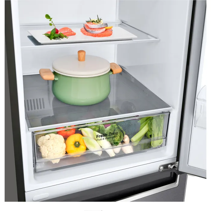 Двокамерний холодильник LG GC-B459SLCL