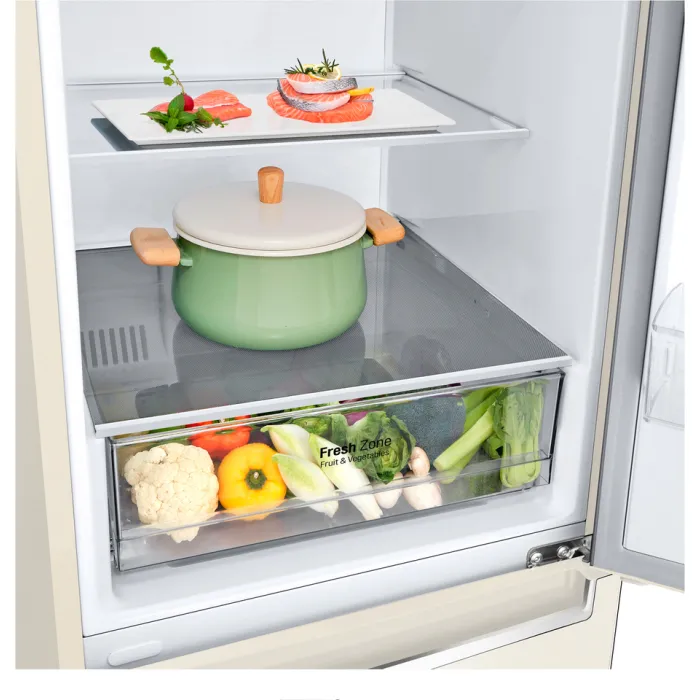 Двокамерний холодильник LG GC-B459SECL