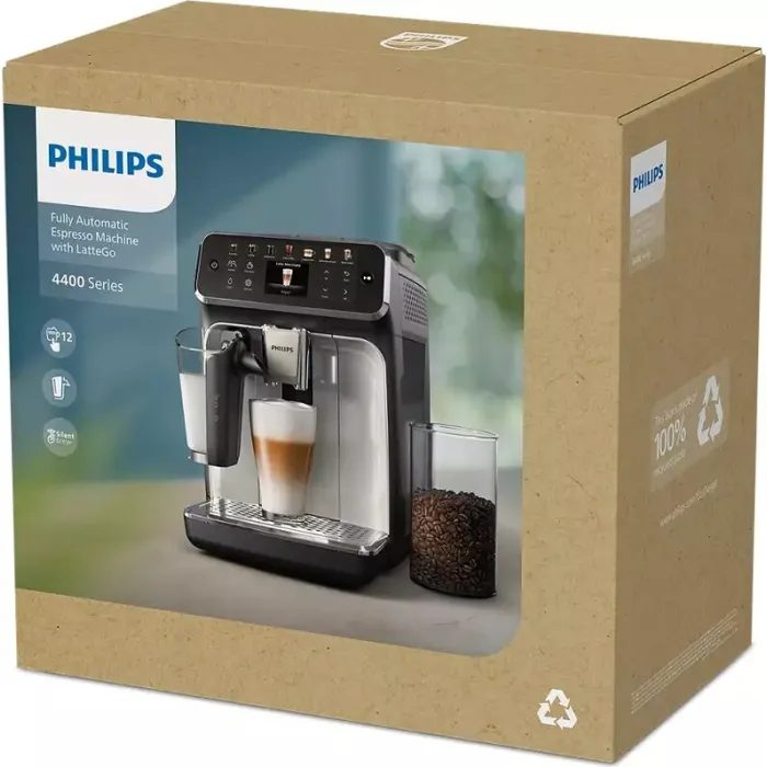Кавомашина PHILIPS Series 4400 LatteGo EP4449/70