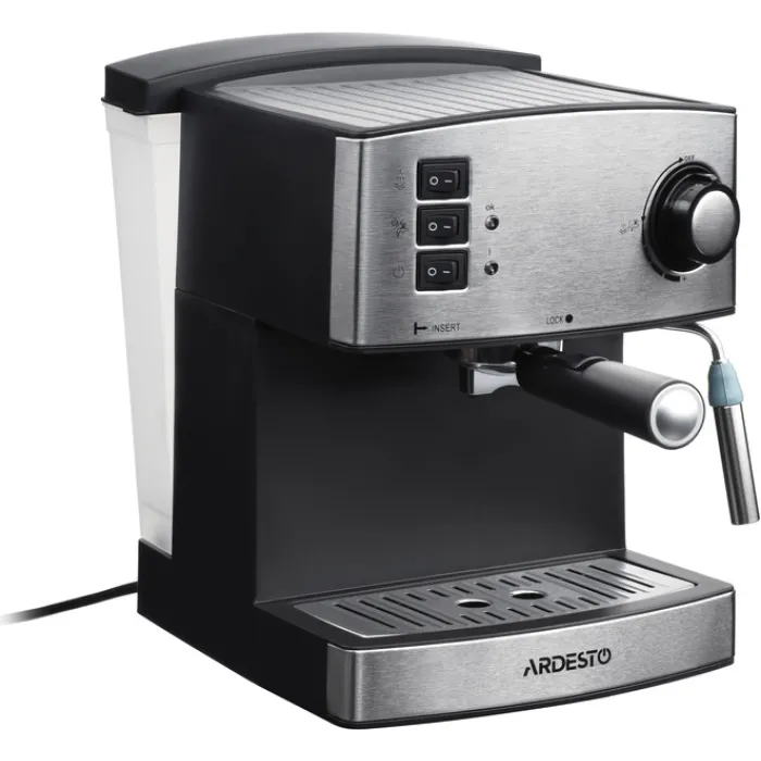 Кавоварка ріжкова Ardesto YCM-E1600 з капучинатором