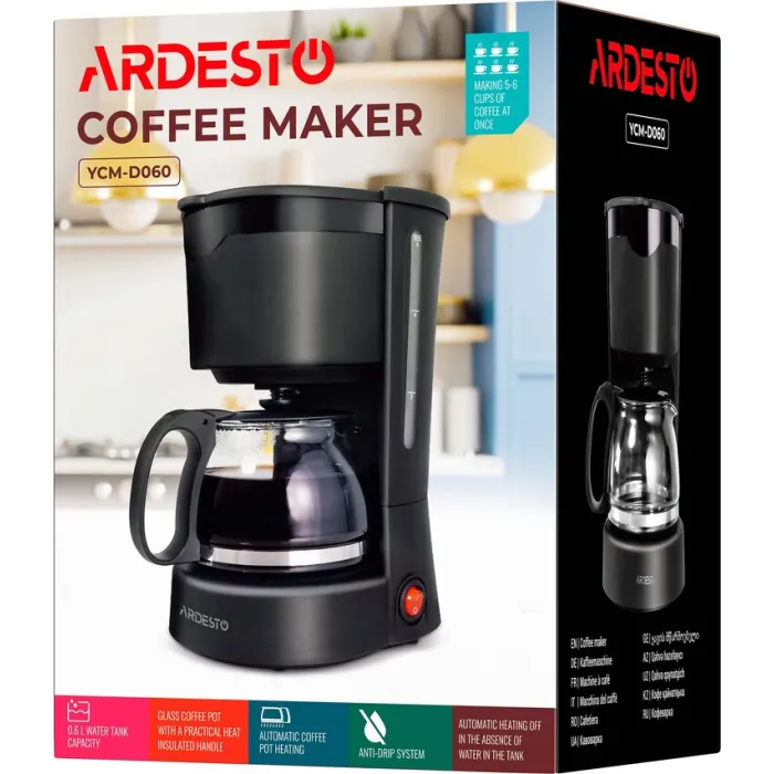 Кавоварка крапельна Ardesto YCM-D060