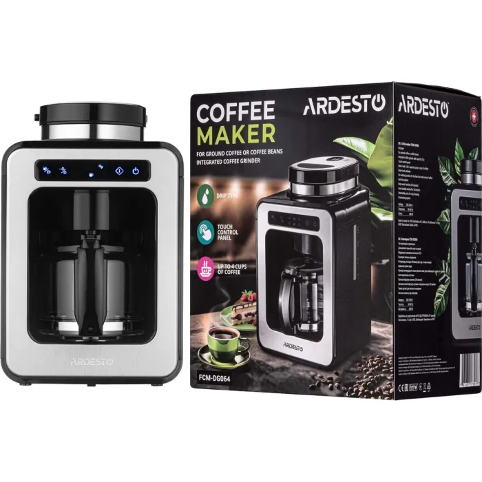 Кавоварка крапельна ARDESTO Steel Collection FCM-DG064