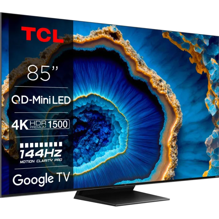 Телевізор 85" TCL MiniLED 4K 144Hz Smart Google TV Titan ONKYO sound 85C809