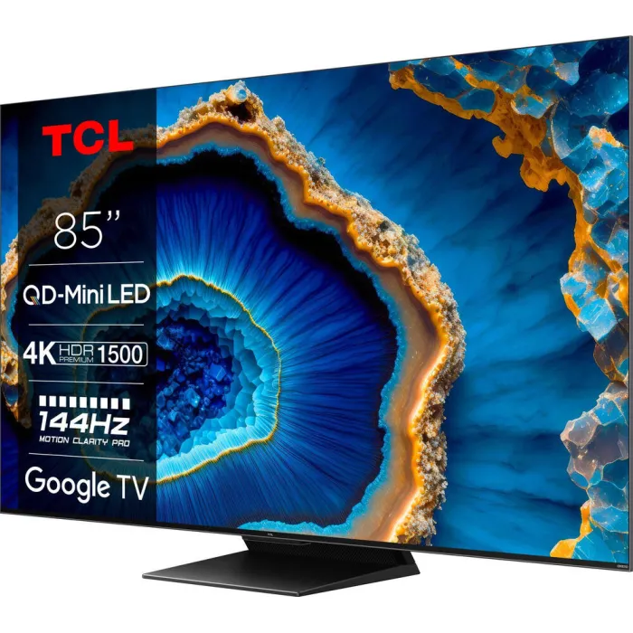 Телевізор 85" TCL MiniLED 4K 144Hz Smart Google TV Titan ONKYO sound 85C809