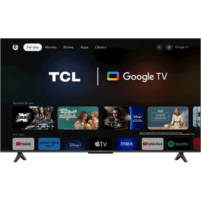 Телевізор 75" TCL LED 4K 60Hz Smart Google TV Titan 75P69B