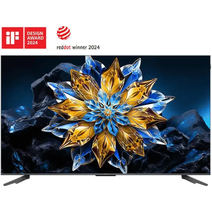 Телевізор 75" TCL QLED Pro 4K 60Hz Smart Google TV Titan ONKYO sound 75C69BPRO