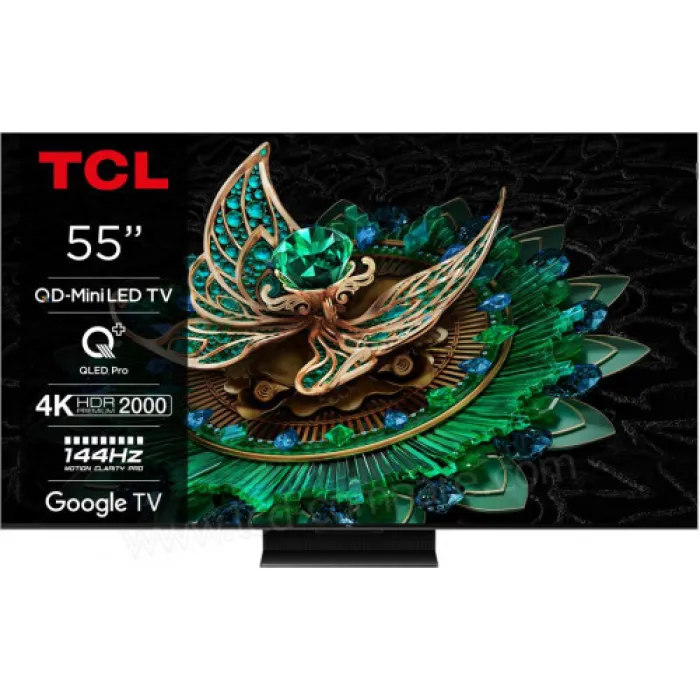 Телевізор 55" TCL MiniLED 4K 144Hz Smart Google TV Titan ONKYO sound 55C89B