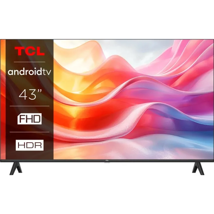 Телевізор 43" TCL LED FHD 60Hz Smart Android TV Black 43L5A