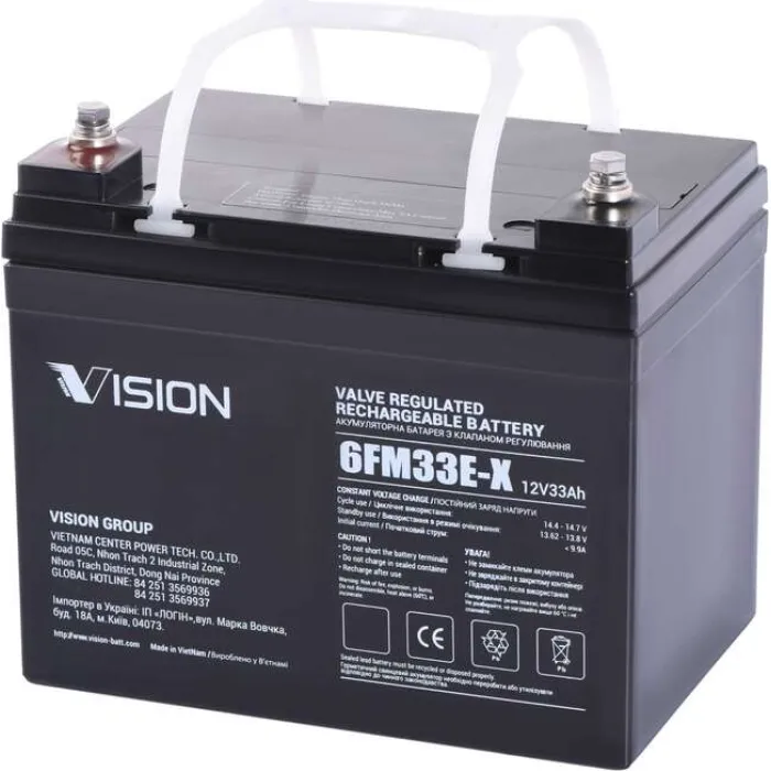Акумуляторна батарея AGM Vision FM 33Ah/12В 6FM33E-X