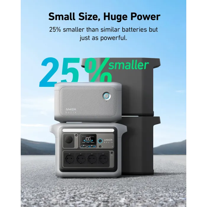Додаткова батарея Anker Solix BP1000 для Solix C1000 / 1056 Вт⋅год / LiFePO4 (A1761111-85-20)