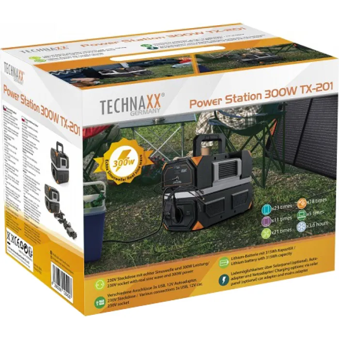 Зарядна станція Technaxx Powerstation TX-201 300W
