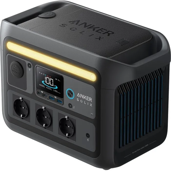 Зарядна станція Anker Solix C800X / 1200 Вт / 768 Вт⋅год / LiFePO4 (A1755311)