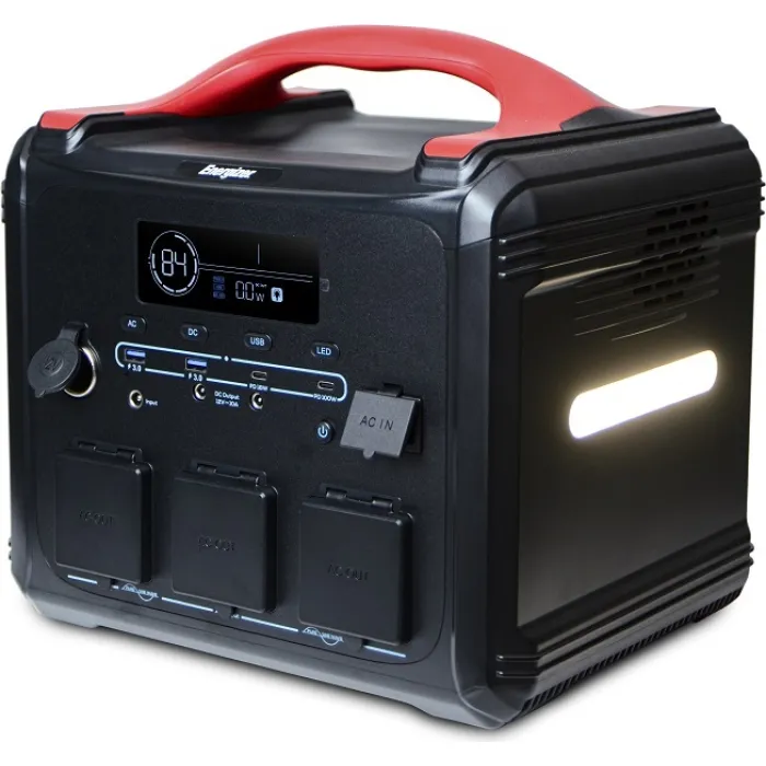 Зарядна станція ENERGIZER PPS1100W2F - 1102Wh/AC 1200W/100W PD/2xUSB/2xDC/1xCar/MPPT