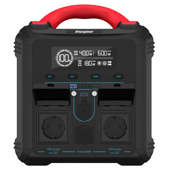 Зарядна станція ENERGIZER PPS550W1F - 551Wh/AC 700W/100W PD/2xUSB/2xDC/1xCar/MPPT