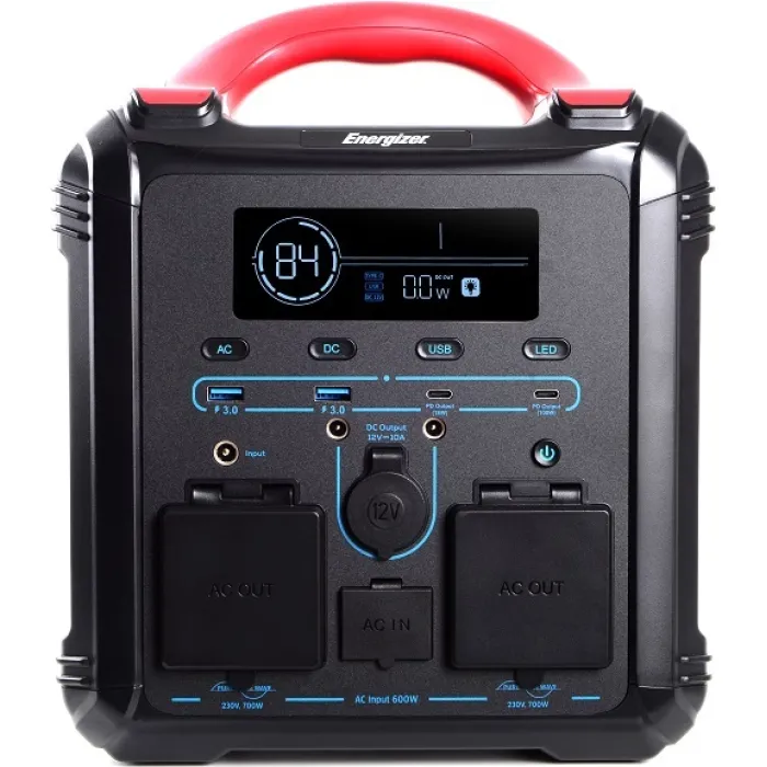 Зарядна станція ENERGIZER PPS550W1F - 551Wh/AC 700W/100W PD/2xUSB/2xDC/1xCar/MPPT