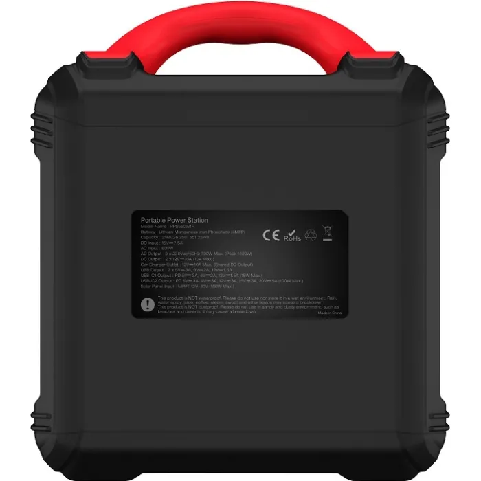 Зарядна станція ENERGIZER PPS550W1F - 551Wh/AC 700W/100W PD/2xUSB/2xDC/1xCar/MPPT