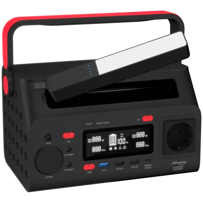 Зарядна станція ENERGIZER PPS300W2 - 293Wh/AC 300W/60W PD/2xUSB/2xDC/1xCar/Qi/LEDMPPT