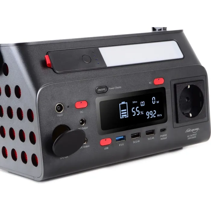 Зарядна станція ENERGIZER PPS300W2 - 293Wh/AC 300W/60W PD/2xUSB/2xDC/1xCar/Qi/LEDMPPT