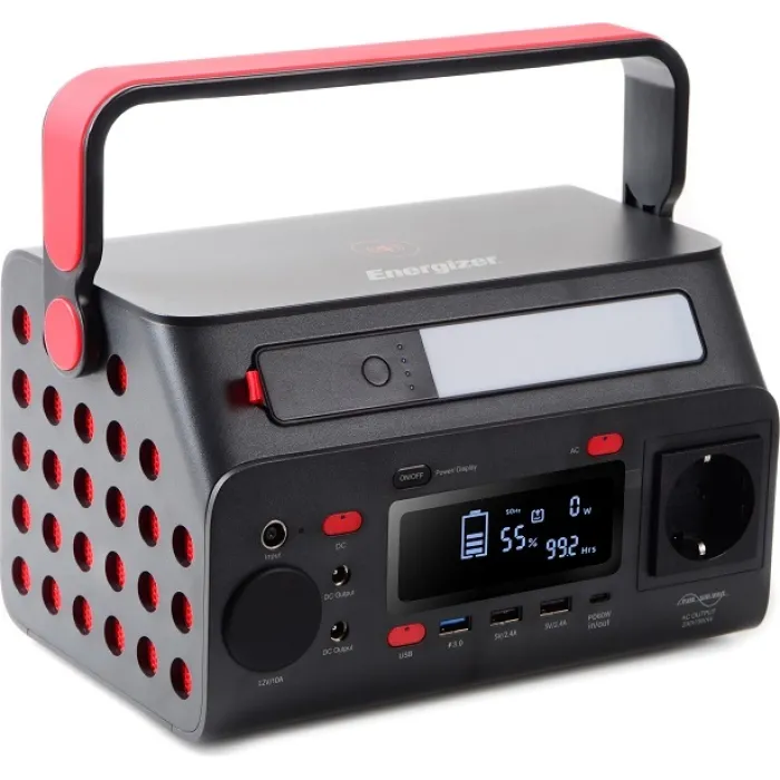 Зарядна станція ENERGIZER PPS300W2 - 293Wh/AC 300W/60W PD/2xUSB/2xDC/1xCar/Qi/LEDMPPT