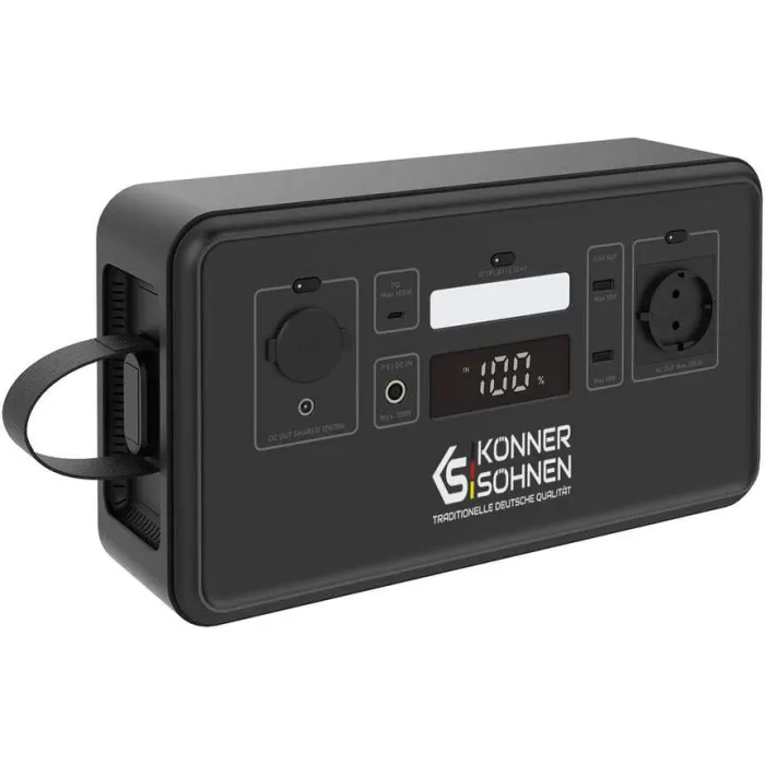 Портативна зарядна станція Konner Sohnen KS300PS 300W Li-ion 80000 мА/год 600Вт/год