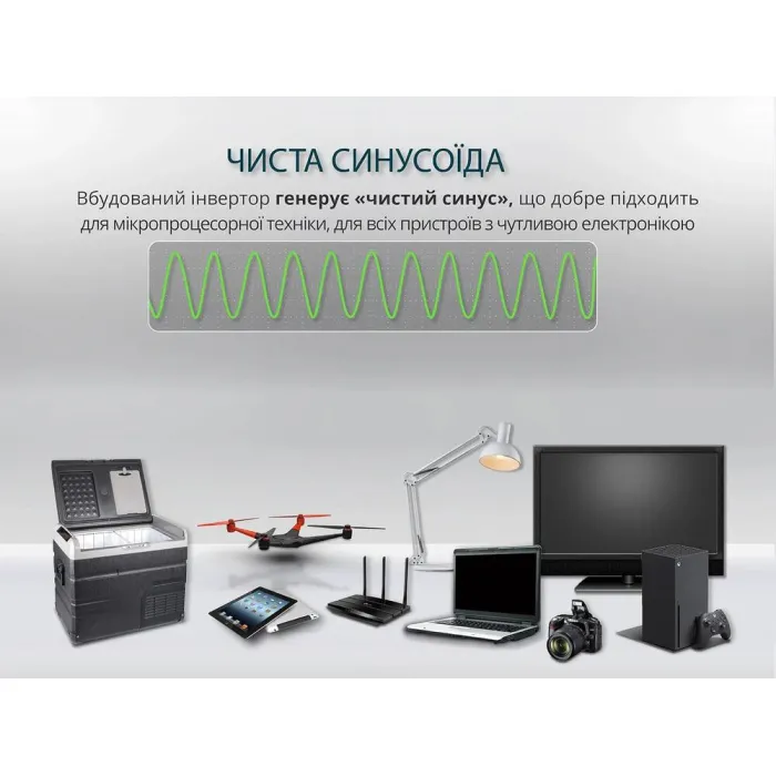 Портативна зарядна станція Konner Sohnen KS300PS 300W Li-ion 80000 мА/год 600Вт/год
