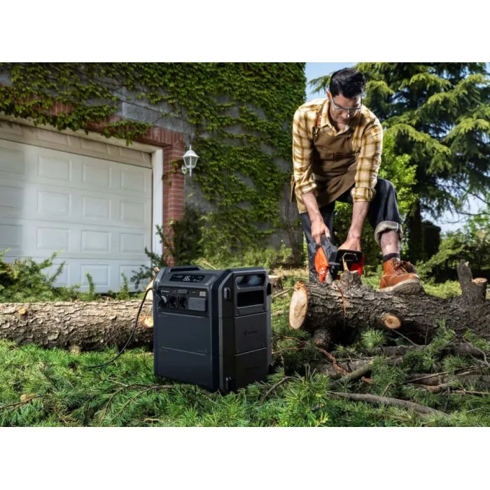 Зарядна станція + сонячна панель Segway Portable Power Station Cube 2000 with 2E-PSPLW400 (AA.13.04.02.0007-SET400)
