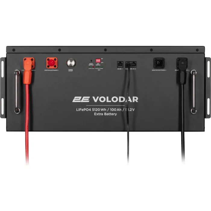 Додаткова батарея 2E для зарядної станції Volodar 5120 Вт/год Black (2E-PPSEB51)