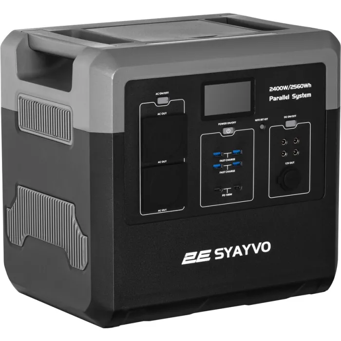 Зарядна станція 2E Syayvo / 2400 Вт / 2500 Вт⋅год / LiFePO4 (2E-PPS24256)
