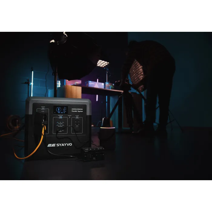 Зарядна станція 2E Syayvo / 2400 Вт / 2500 Вт⋅год / LiFePO4 (2E-PPS24256)