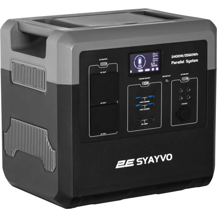 Зарядна станція 2E Syayvo / 2400 Вт / 2500 Вт⋅год / LiFePO4 (2E-PPS24256)