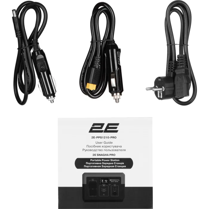 Портативна електростанція 2Е Snagha PRO, 1200 Вт, 1024 Вт/год, WiFi/BT, швидка зарядка (2E-PPS1210-PRO)