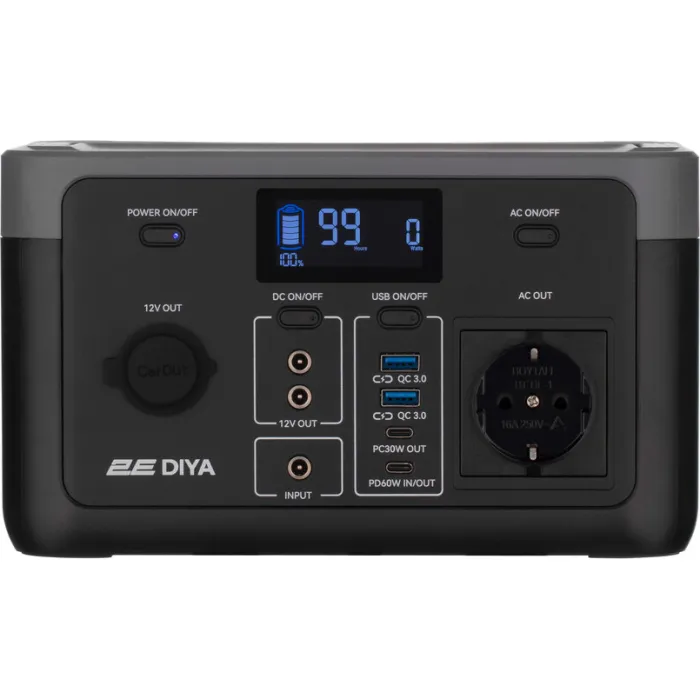 Портативна зарядна станція 2Е Diya 300W, 320Wh (2E-PPS03032)