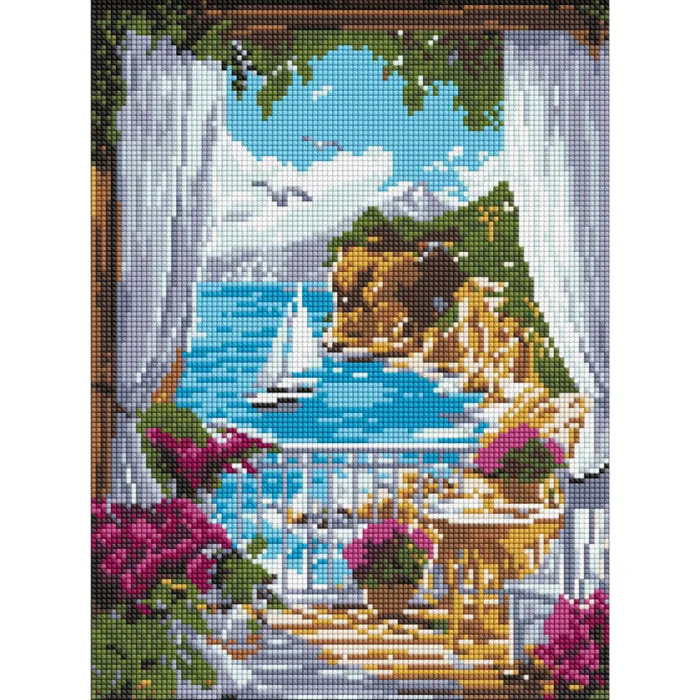 Алмазна мозаїка Сонячна гавань AMO8134, 30x40 см