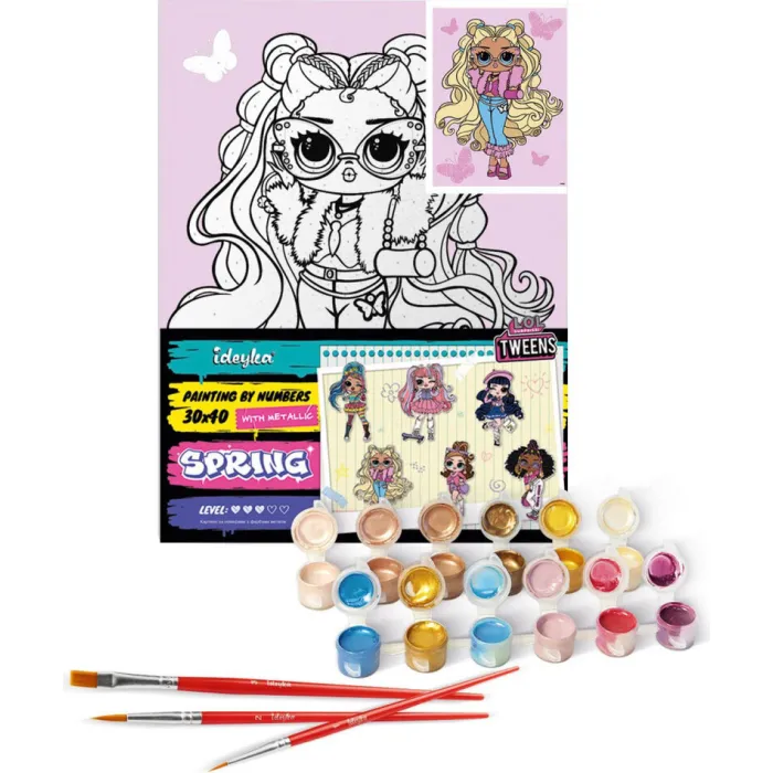 Картина за номерами L.O.L. Surprise! Tweens Olivia Flutter KHO6286, 30x40 см