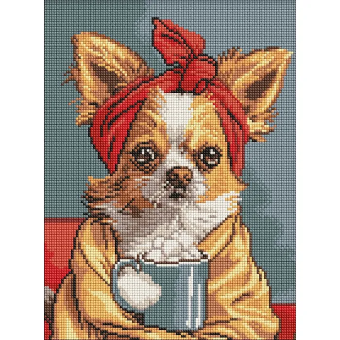Алмазна мозаїка Чудова кава ©art_selena_ua AMO8168, 30x40 см